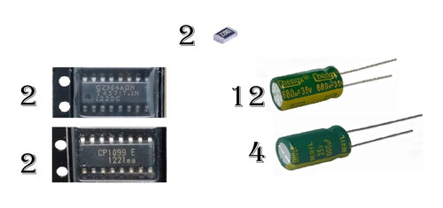 Cp1099e, Oz964agn,  Condensadores Y Resistencias Smd