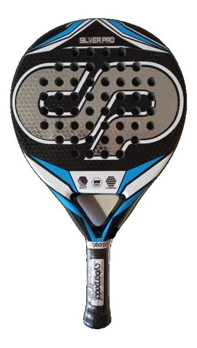 Cyberpadel Silver Pro - Foam Importado - 100% Carbono + Rega