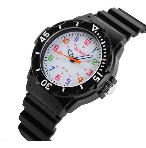Reloj Skmei Analog 1043 negro para ni os MercadoLibre