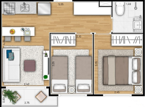 Imagem 22 de 22 de Apartamento - Ap02821 - 68977606