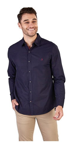 Polo Club - Hombre Camisa Slim Marino