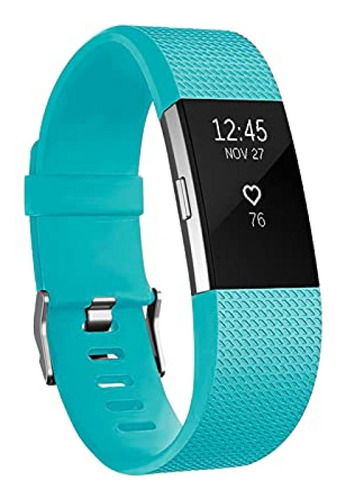 Malla Small Para Fitbit Charge 2 Cian -7d3s8ldl