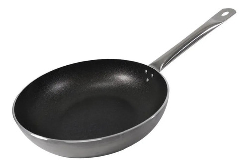 Wok Profesional Mehtap Horeca Teflon 28 Cm Mango De Acero