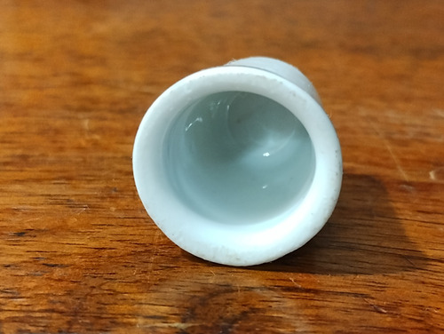 Antiguo Dedal De Porcelana De Colección Catedral De Burgos (Usado)