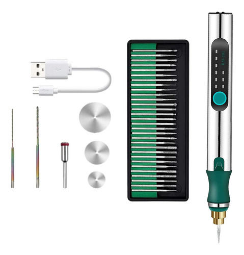 V Kit De Herramientas De Grabado De Metal Con Micro