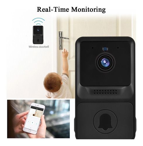 .. Timbre De Vídeo Con Cámara, Wifi, Inteligente,