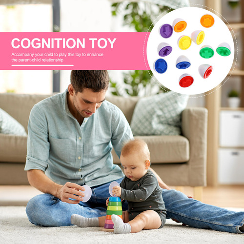1 Conjunto De Brinquedos Cognitivos Em Forma De Cor Para Cri