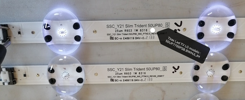 Tiras Led LG 50up7700psb Ssc_y21 Slim Trident 50up80_s