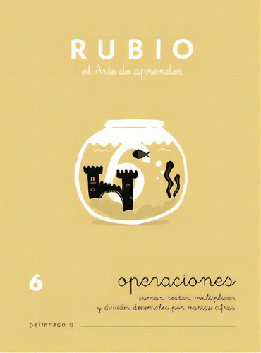 Operaciones Rubio 6, De Rubio Silvestre, Ramón. Ediciones Técnicas Rubio - Editorial Rubio, Tapa Blanda En Español