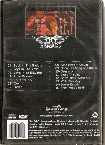 Dvd Aerosmith - At Kokusai Stadium / Yokohama 2004