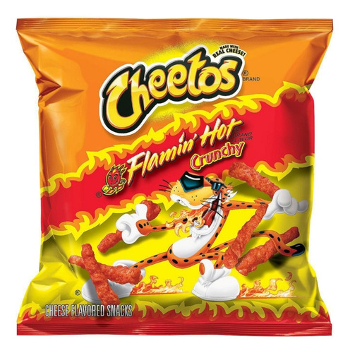 Caja De Fritos Flamin' Hot Mix 30 Pz. Bigger Bags