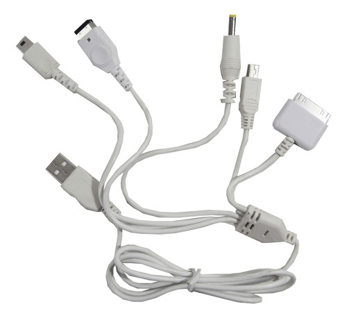 Cable Adaptador 5 En 1 Usb Para Ipod, Psp Y Nds