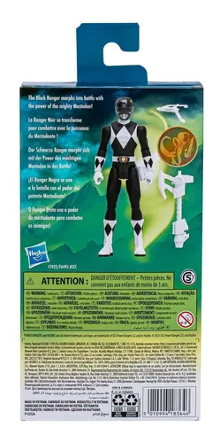 Black Mighty Morphin Power Rangers Vhs Hasbro