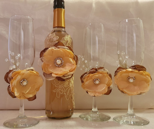Set De Brindis ( 7 Copas Y Botella) Xv Años