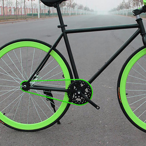 Cadena De Bicicleta De 7 Colores Piñón Fijo Pista Bmx