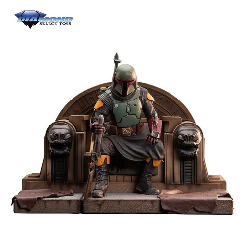 Diamond Star Wars: El mandaloriano Boba Fett en el trono 1/7