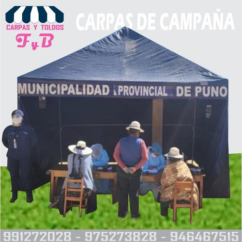 Imagen 6 de 6 de Carpas Toldos F & B Campamento Llino Impermeable