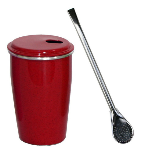 Imagem 4 de 7 de Kit 12 Copos Térmico Liso E Bomba Metal Polida - Gastrobel