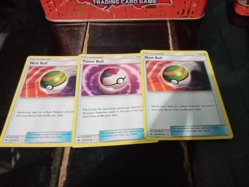 Pokemon Tcg Nest Balls Y Timer Ball (Usado)