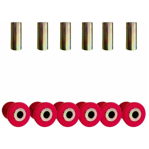 Red Lower Control Arm Bushing Kit For Honda Civic 1988-1 Uux