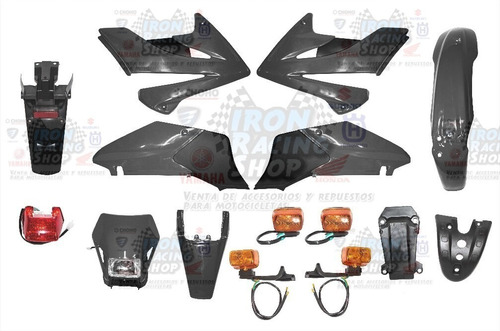 Kit De Plásticos Honda Tornado Xr250 | Negro