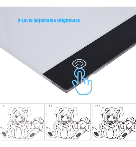 Tableta Gráfica Digital A4 Led Artista Thin Art Stencil Draw