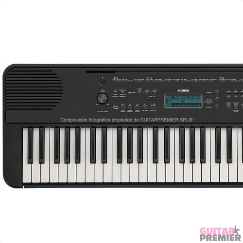 Imagen 7 de 10 de Organo Teclado Yamaha E360 Sensitivo 61 Teclas Usb Atril