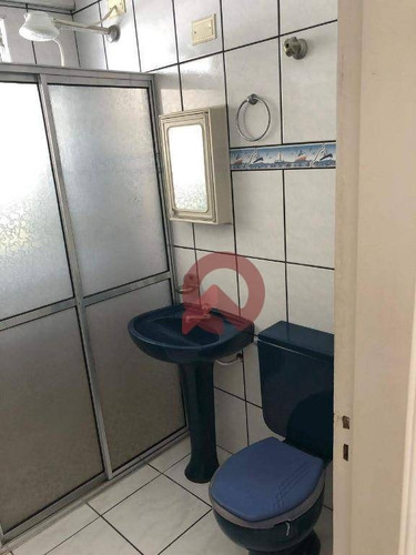 Imagem 9 de 12 de Apartamento Com 1 Dormitório À Venda, 48 M² Por R$ 170.000,00 - Tupi - Praia Grande/sp - Ap2525
