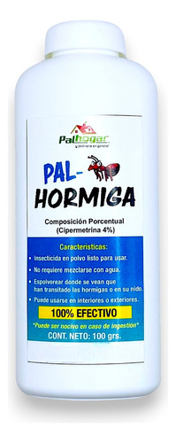 Kit Insecticidas Pal-hormiga 100gr + Fiprax 250ml