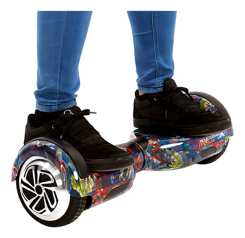 Esqueite Elétrico 6,5 Vingadores Hoverboardx Bluetooth