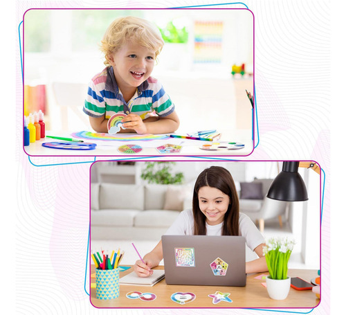 Tiras Calmas 9pcs Adesivos Motivacionais Adesivos Texturizad