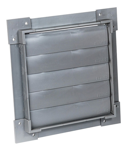 Imagen 3 de 10 de Persiana Plástica Movil Extractor De Aire 35 Cm Cocina/baño Gatti Ventilacion