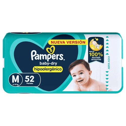 Pampers Babydry X52u Talle M.         