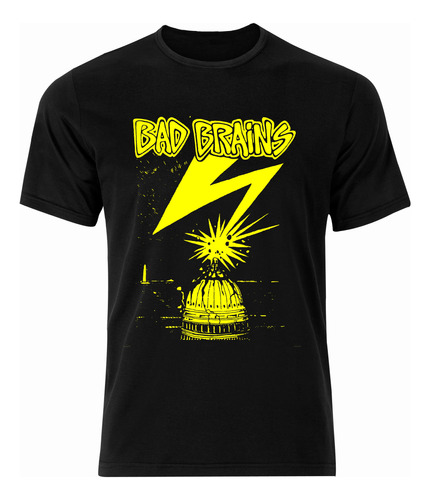 Polera Bad Brains Hxc Punk - Estampado Serigrafía