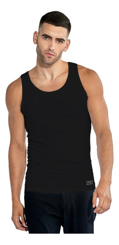 Camiseta Tank Top Hombre Gym Lisa