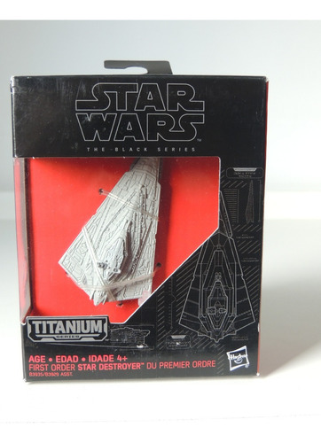 Nave Star Wars Black Series Titanium Destroyer First Order
