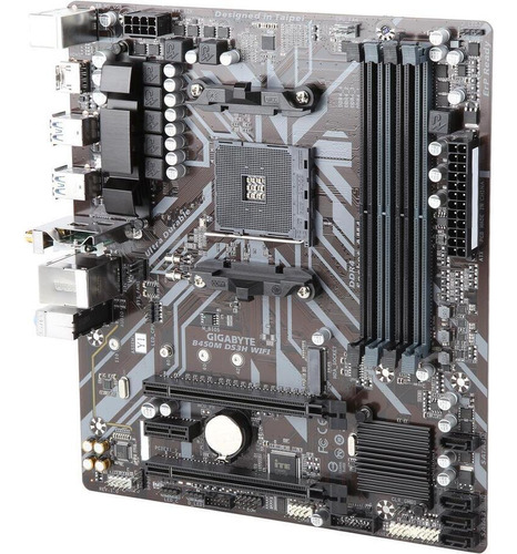 Placa-mãe Am4 Gigabyte GA-B450m DS3h Wifi Mexx 1