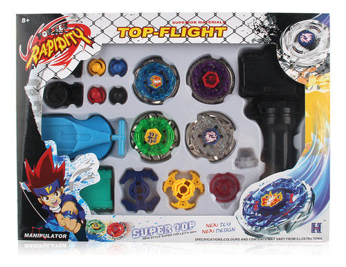 Conjunto Top Burst Toy Metal Funsion Com Lançadores De Caixa