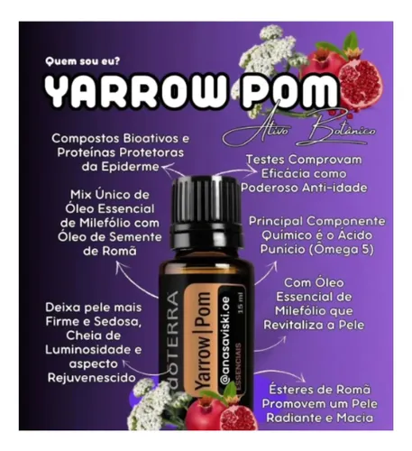 Óleo Essencial Yarrow Pom Doterra 15ml | MercadoLivre