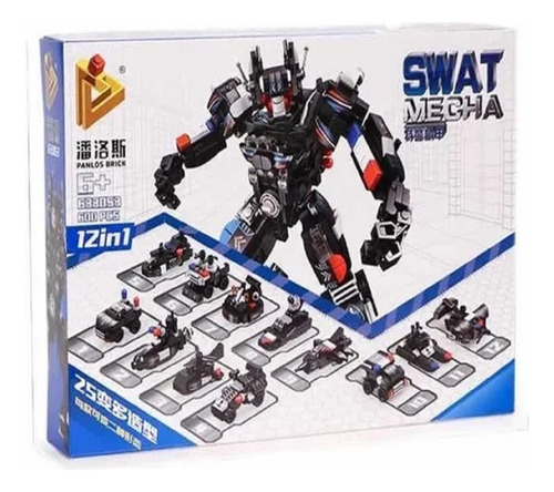 Robot Swat Mecha 12 En 1 Bloques Compatibles Lego