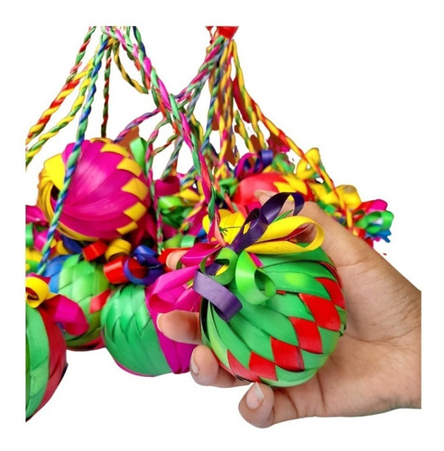 Set Esfera, Piñata, Estrella Artesanales, Navideñas D Palma