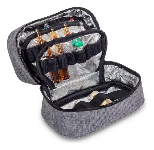 Maletín Médico Trolley Elite Con Ampulario Isotérmico Gris Lisa