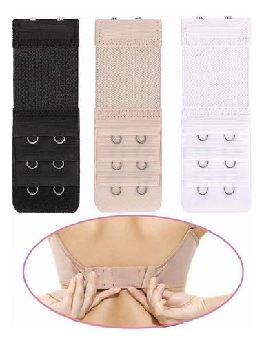 Extensores De Sujetador Para Mujer Brasier 3 Ganchos 9pcs