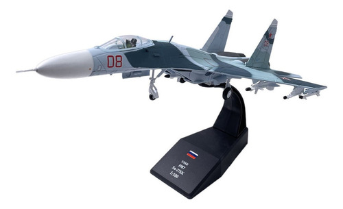 000 Ruso Sujoi Su-27 Modelo De 1/100 Escala De Aleación
