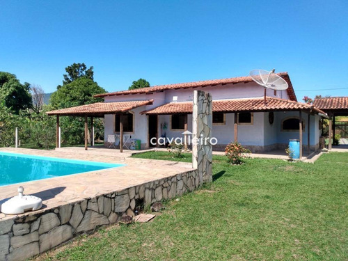 Chácara Com 4 Dormitórios À Venda, 2500 M² - Ubatiba - Maricá/rj - Ch0071