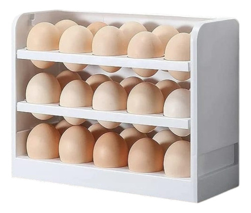 Organizador De Huevos 3 Niveles Blanco