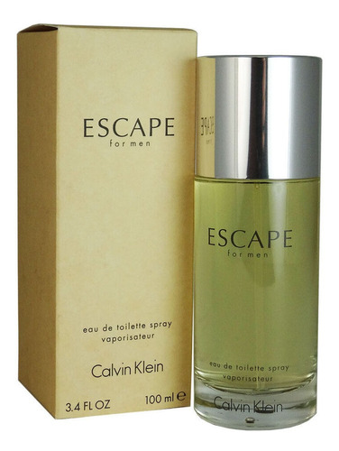 Edt 3.4 Onzas Escape Por Calvin Klein Para Hombre En Spray