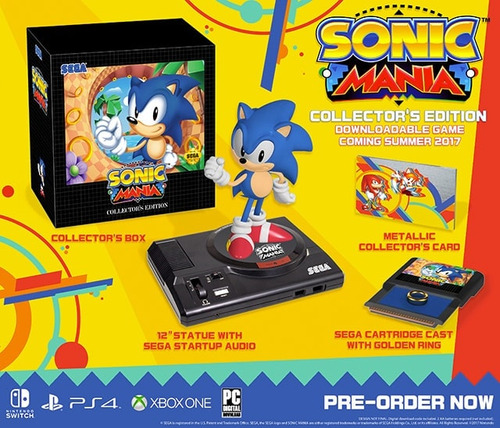 Sonic Mania Ps4 Collectors Edition (no Incluye Juego) (Usado)