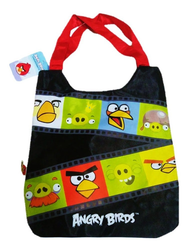 Bolsa De Dama Angry Bird Original Atm Bag Red Negro