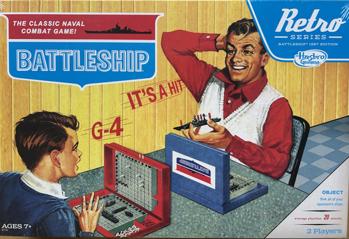 Juego De Mesa Battleship Retro Series Hasbro Batalla Naval